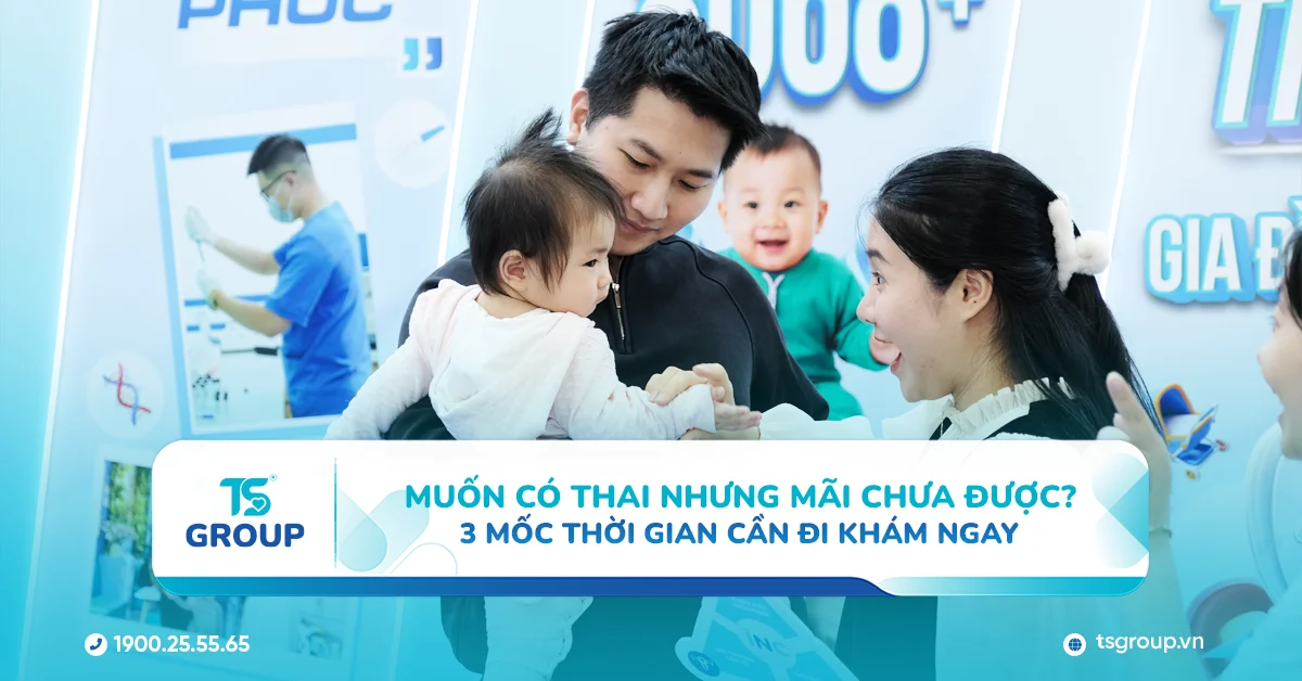 Muốn có thai nhưng mãi chưa được? 3 mốc thời gian cần đi khám ngay