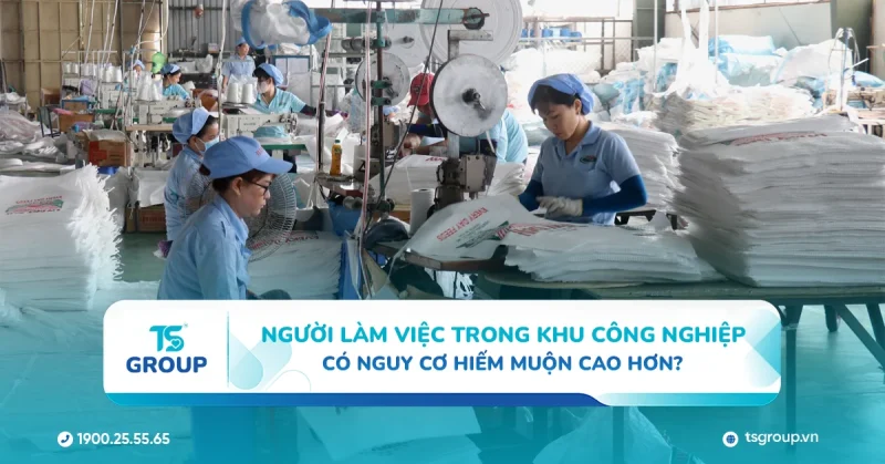 Người làm việc trong khu công nghiệp