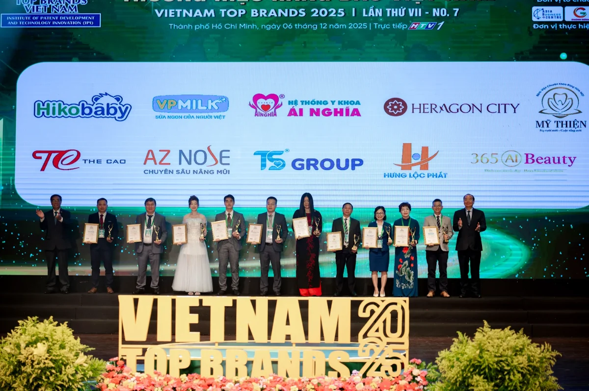 TS Group - Top 10 Thương hiệu Hàng đầu Việt Nam 2025