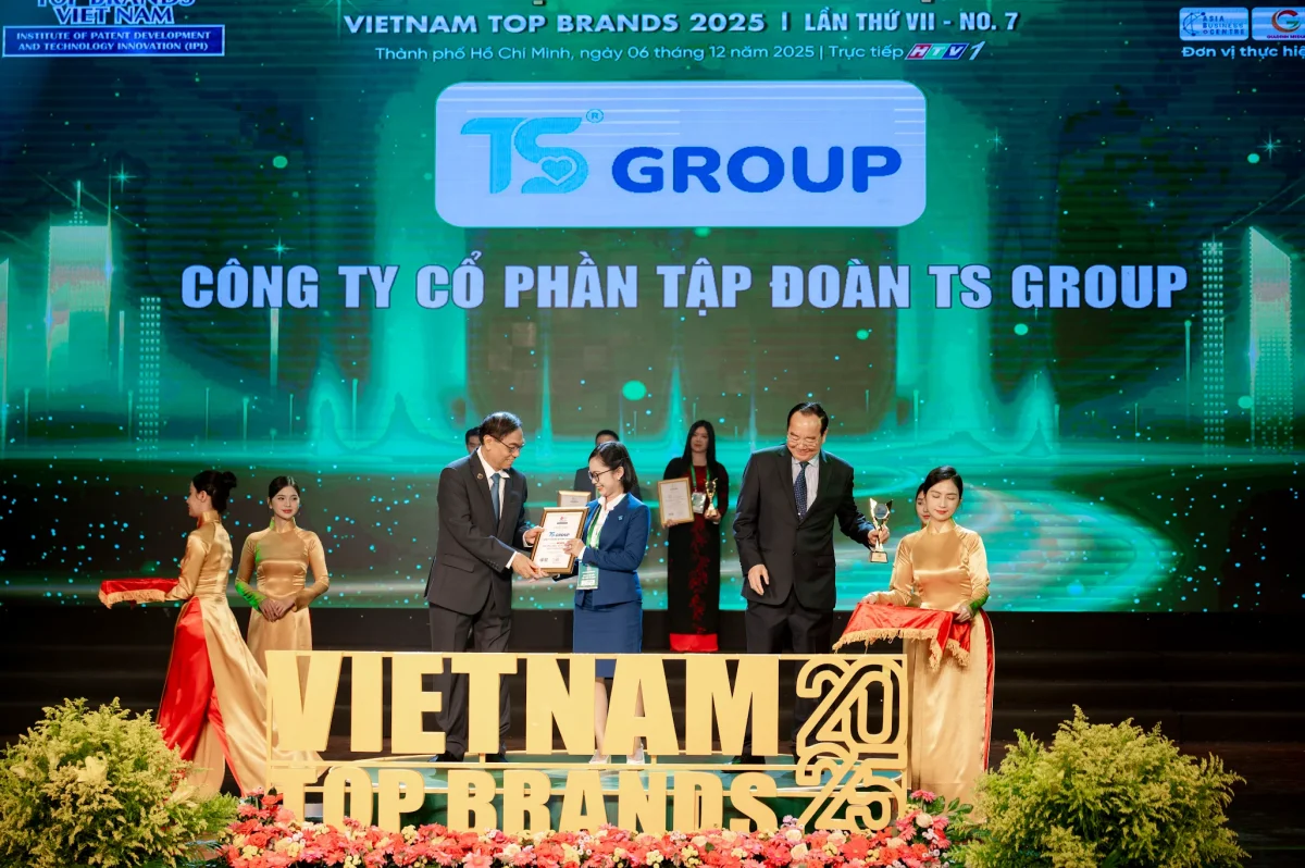 TS Group - Top 10 Thương hiệu Hàng đầu Việt Nam 2025