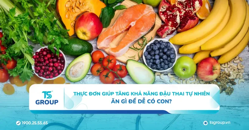 Thực đơn giúp tăng khả năng đậu thai tự nhiên – Ăn gì để dễ có con