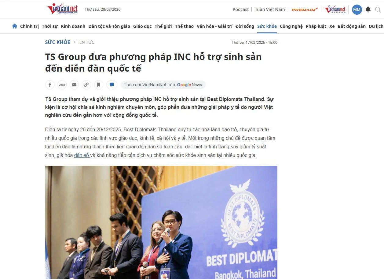 Báo chí và truyền thông nói gì về phương pháp INC và TS Group